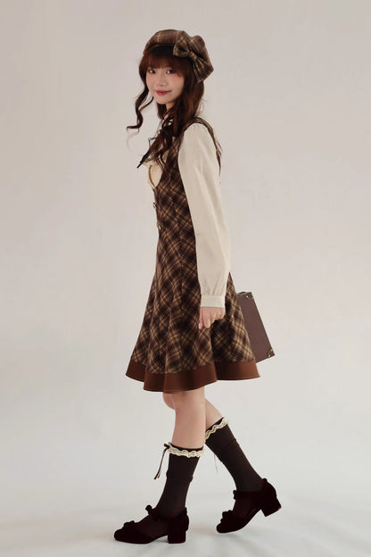 Lolita Jumper Skirt - Broken Pocket Watch, Brown, Classic Style, Printed - additional product view 13