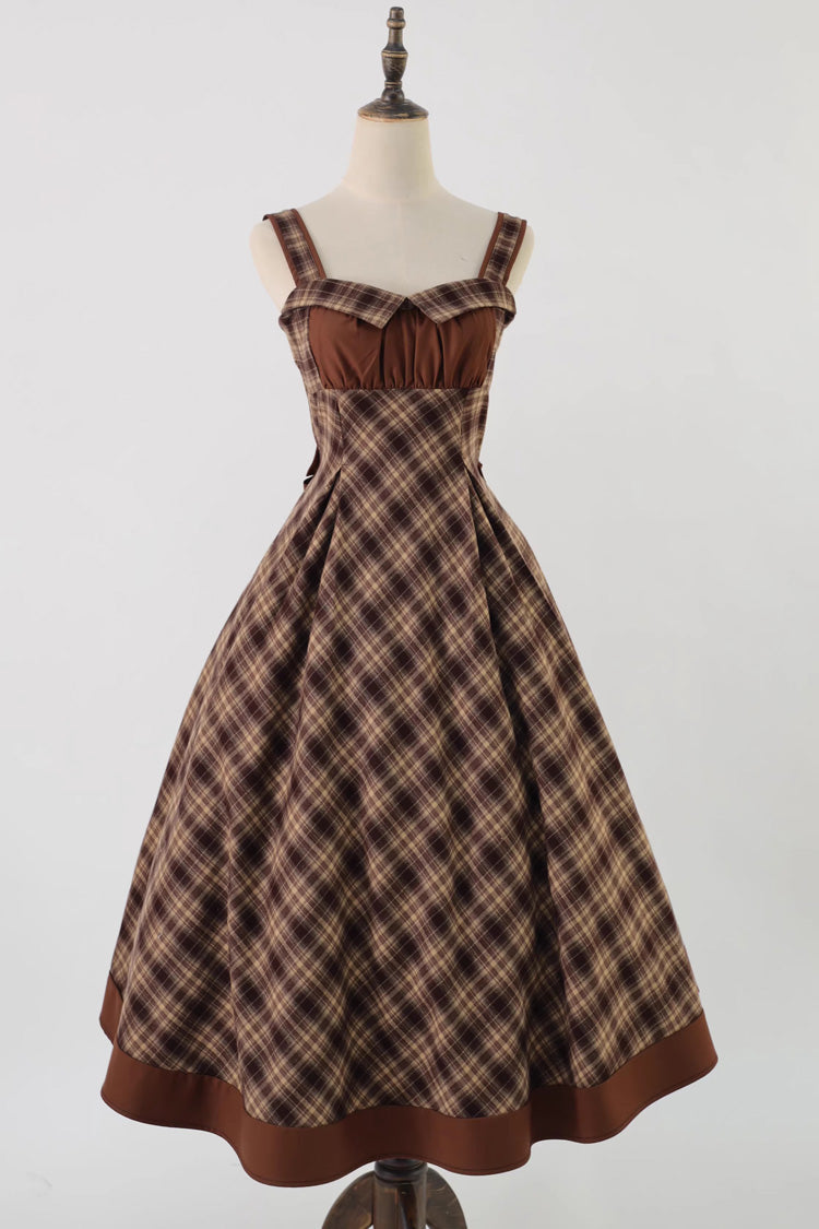 Lolita Jumper Skirt - Broken Pocket Watch, Brown, Printed, Classic Style - additional product view 8