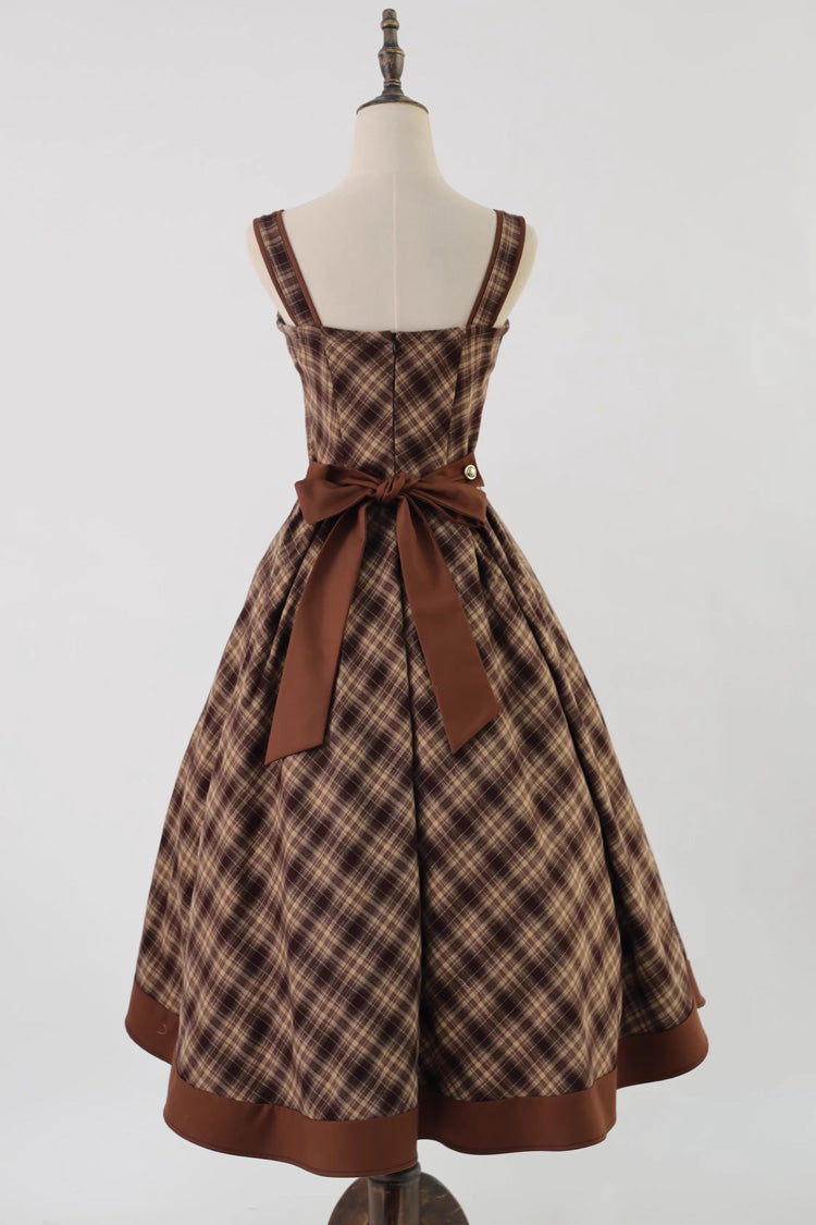 Lolita Jumper Skirt - Broken Pocket Watch, Brown, Printed, Classic Style - additional product view 9