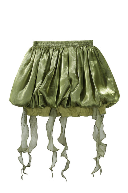 Lolita Jumper Skirt - Children Of The Forest, Green, Sweet Style, Ruffled - additional product view 17