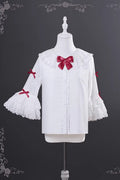 Red/White-Blouse