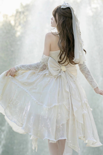 Lolita Jumper Skirt - Gorgeous Hanayome, 6 Colors, Sweet Style, Bow Detail - additional product view 11