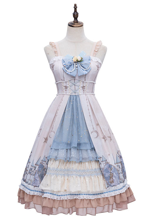 Lolita Jumper Skirt - Multi-color Cardigan, Multi-Color, Sweet Style, Bow Detail, Ruffled - additional product view 5