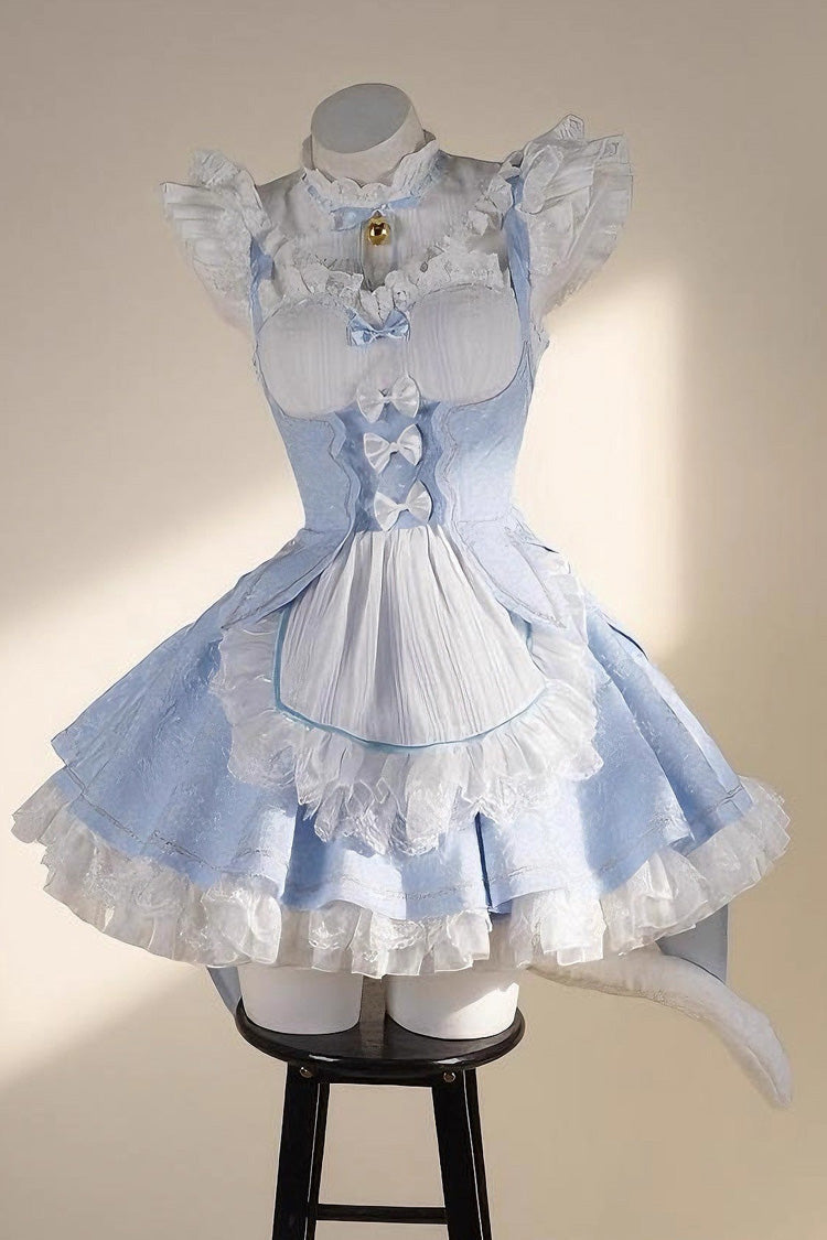 Lolita Jumper Skirt - Ram Rem, 2 Colors, Sweet Style, Bow Detail, Ruffled - main product image