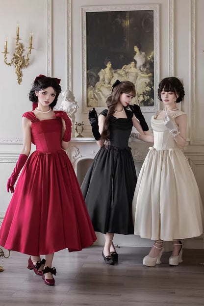 Lolita Jumper Skirt - With Love, Ivory, Square Collar - Lolita Coordinate Dress - additional product view 6