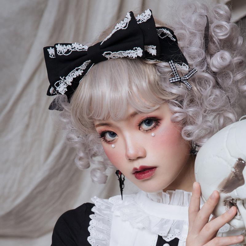 Lolita KC Headdress - Miss Betty 5 Colors, 5 Colors, Bow Detail, Sweet Style - M black option