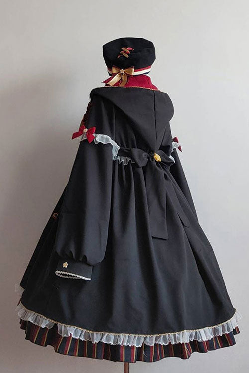 Lolita OP Dress - Magic Academy Witch Alchemy, 4 Colors, Gothic Style, Long Sleeves - additional product view 7