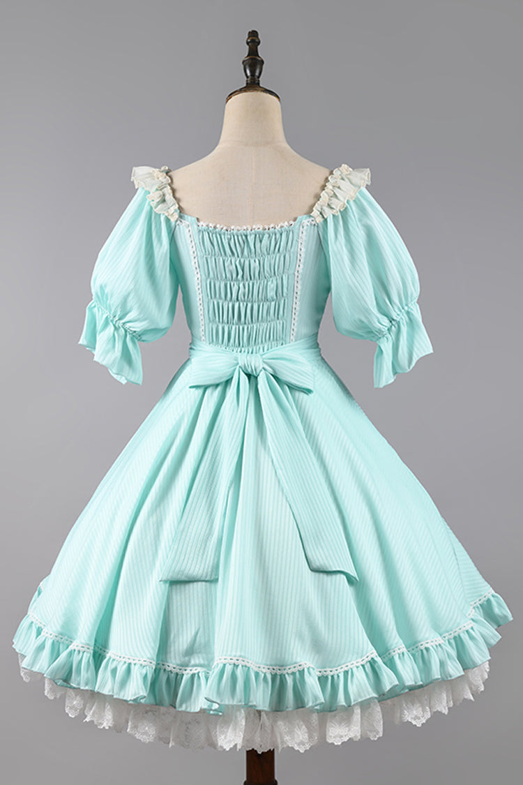 Lolita OP Dress - Midsummer Galaxy, 3 Colors, Bow Detail, Ruffled, Sweet Style - additional product view 11