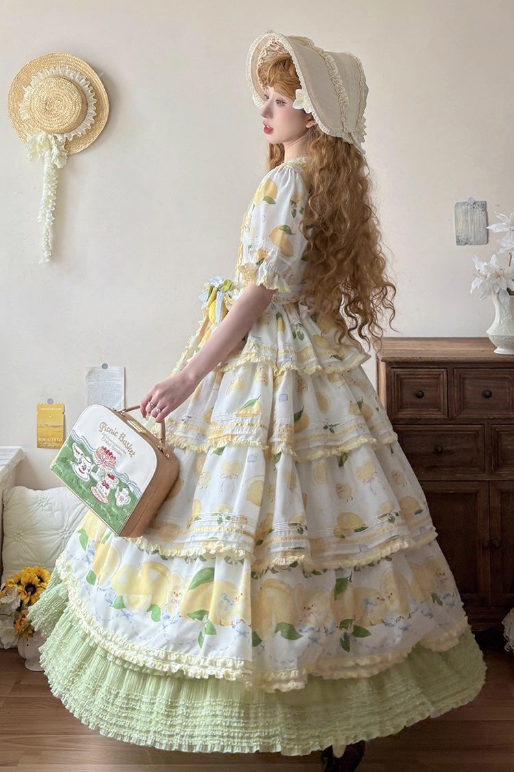 Lolita Petticoat - Lemon Chicken, 2 Colors, Layered, Sweet Style, Ruffled - additional product view 5