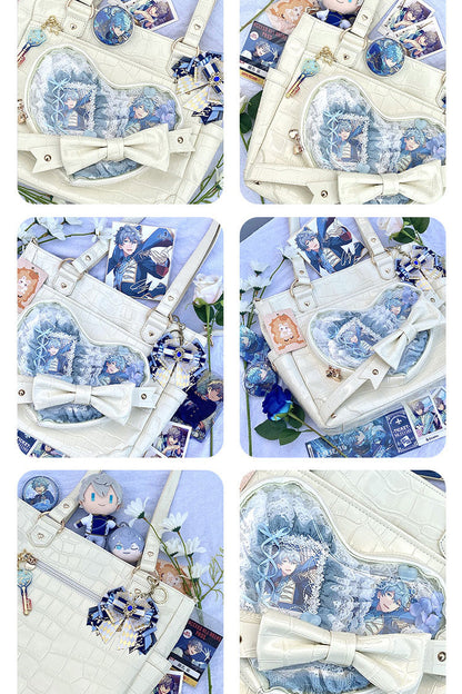 Lolita Shoulder Bag - Floating Amber Transparent Love, 4 Colors, Sweet Style, Bow Detail - additional product view 7