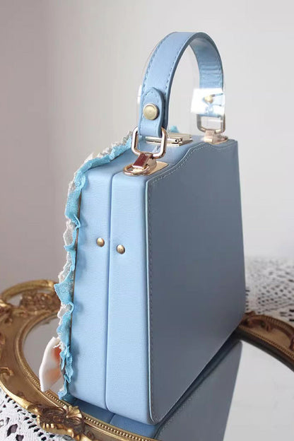 Lolita Shoulder Bag - Four Seasons Floral, 9 Colors, Sweet Style, Bow Detail, Lace Trim - additional product view 10
