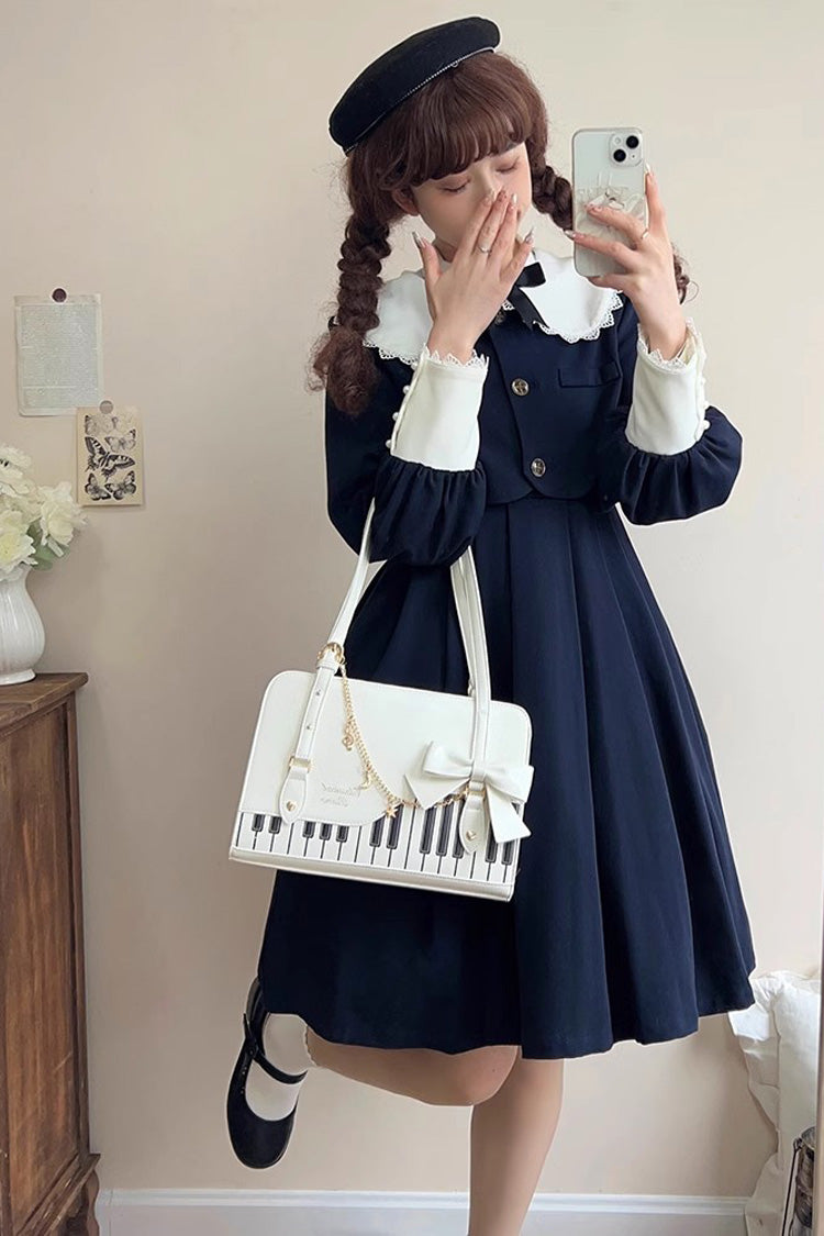 Lolita Shoulder Bag - Piano Waltz, 4 Colors, Sweet Style, Bow Detail - additional product view 13
