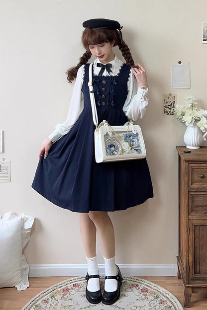 Lolita Shoulder Bag - Piano Waltz, 4 Colors, Sweet Style, Bow Detail - additional product view 14