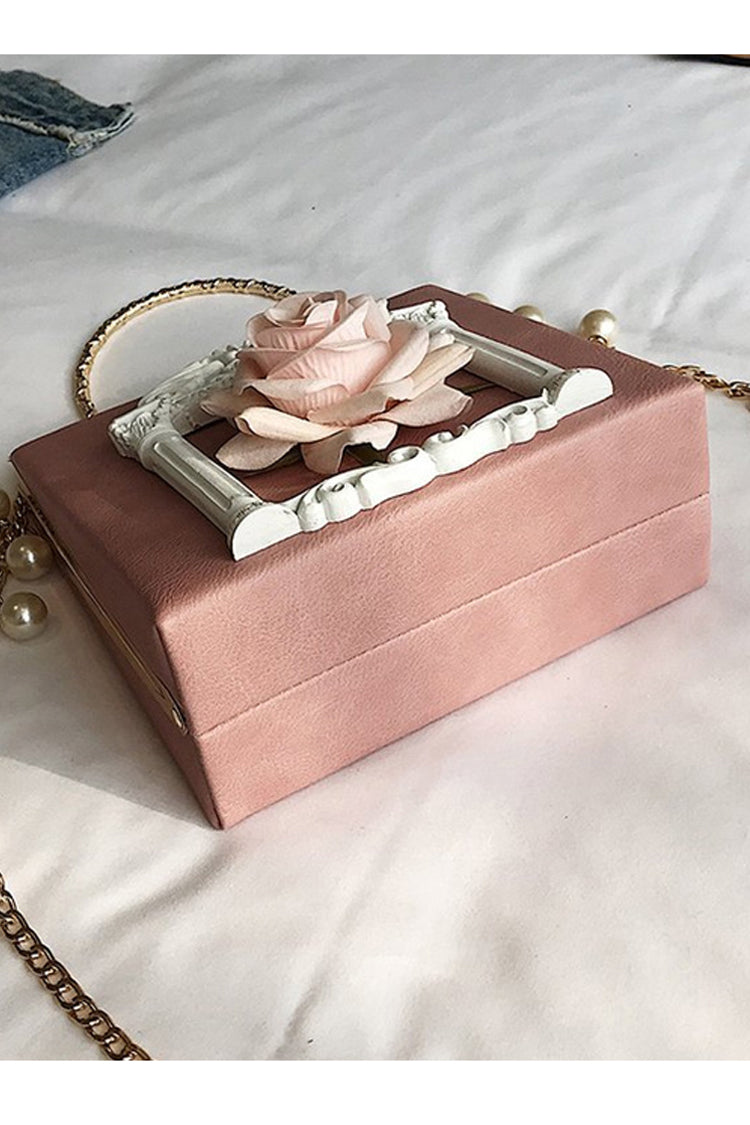 Lolita Shoulder Bag - Rose Pearl Chain, 4 Colors, Gothic Style - additional product view 6