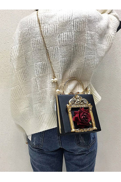 Lolita Shoulder Bag - Rose Pearl Chain, 4 Colors, Gothic Style - additional product view 10