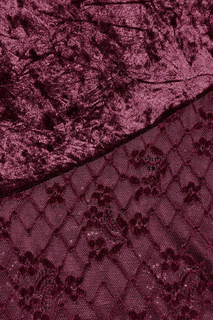 Lolita Skirt - Batwing Hollow, Red, Women's Style, Gothic Style, Lace Trim - additional product view 8