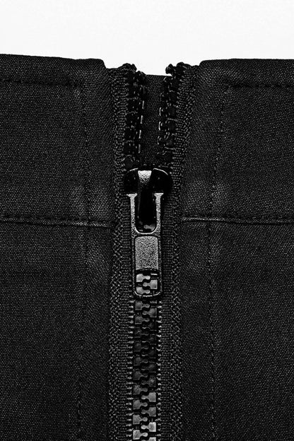 Lolita Skirt - Black/green Double Breasted, 2 Colors, Double-Breasted, Pleated - additional product view 6