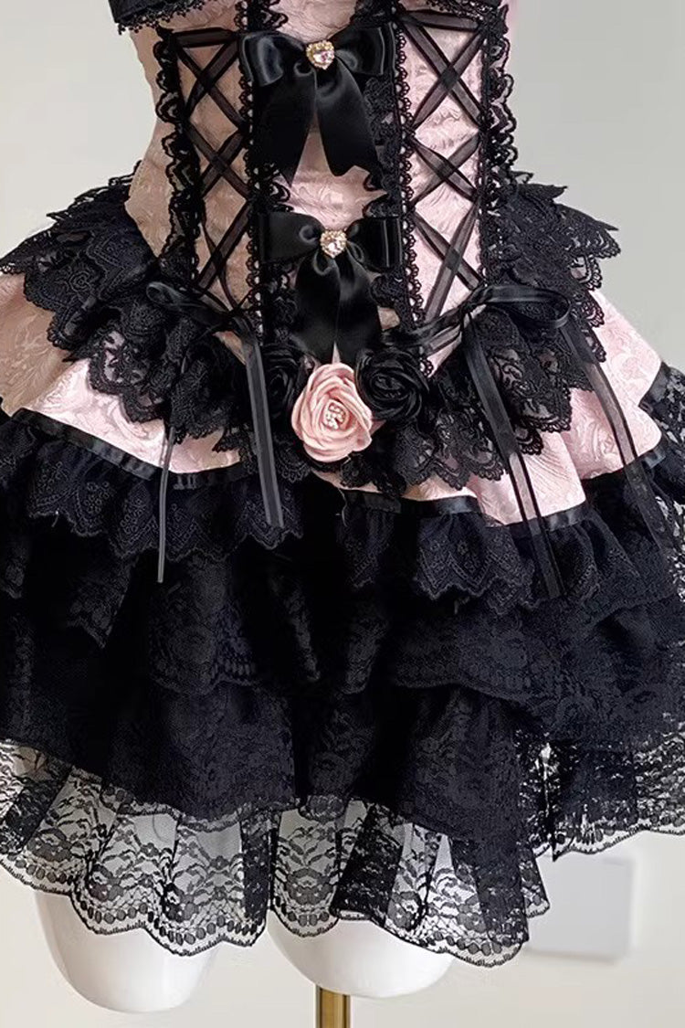 Lolita Skirt - Blackberry Lover, 2 Colors, Sweet Style, Lace Trim, Layered - additional product view 11