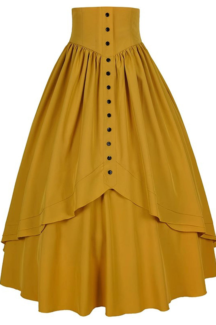 Lolita Skirt - Elegant Ruffle Victorian Colors, 8 Colors, Gothic Style, Victorian Style - additional product view 5