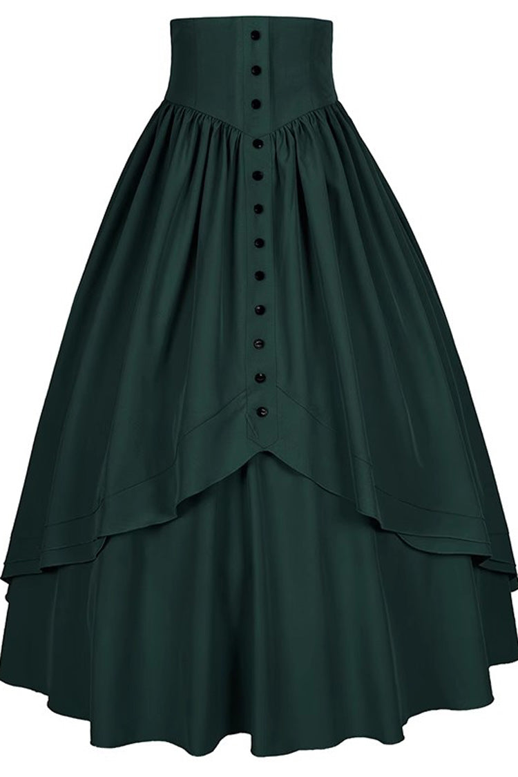 Lolita Skirt - Elegant Ruffle Victorian Colors, 8 Colors, Gothic Style, Victorian Style - additional product view 6