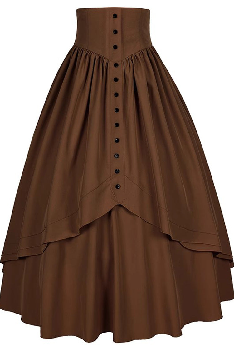 Lolita Skirt - Elegant Ruffle Victorian Colors, 8 Colors, Gothic Style, Victorian Style - additional product view 7