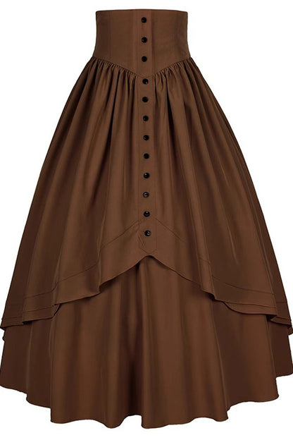Lolita Skirt - Elegant Ruffle Victorian Colors, 8 Colors, Gothic Style, Victorian Style - additional product view 7
