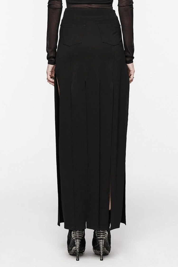 Lolita Skirt - Flowing Tassel, Black, Women's Style, Punk Style - additional product view 3