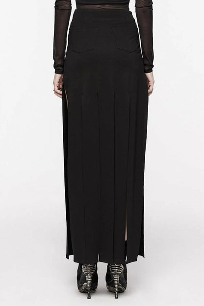 Lolita Skirt - Flowing Tassel, Black, Women's Style, Punk Style - additional product view 3