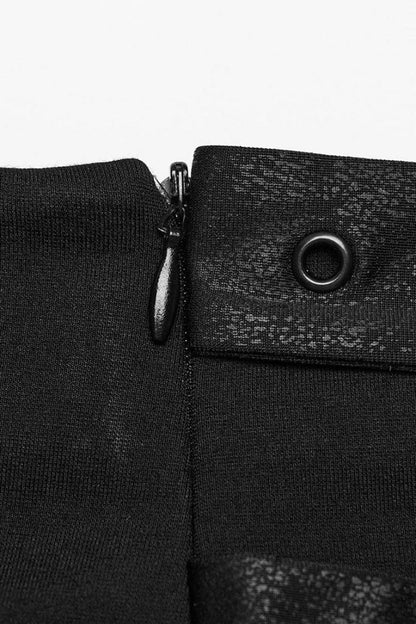 Lolita Skirt - Flowing Tassel, Black, Women's Style, Punk Style - additional product view 8