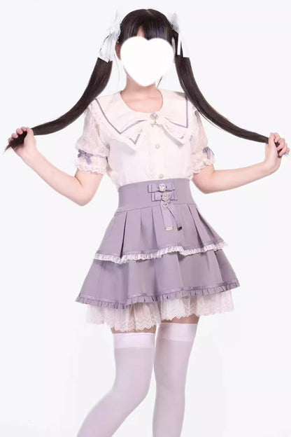 Lolita Skirt - Fruit Candy, 5 Colors, Lace Trim, Ruffled, Sweet Style - additional product view 10