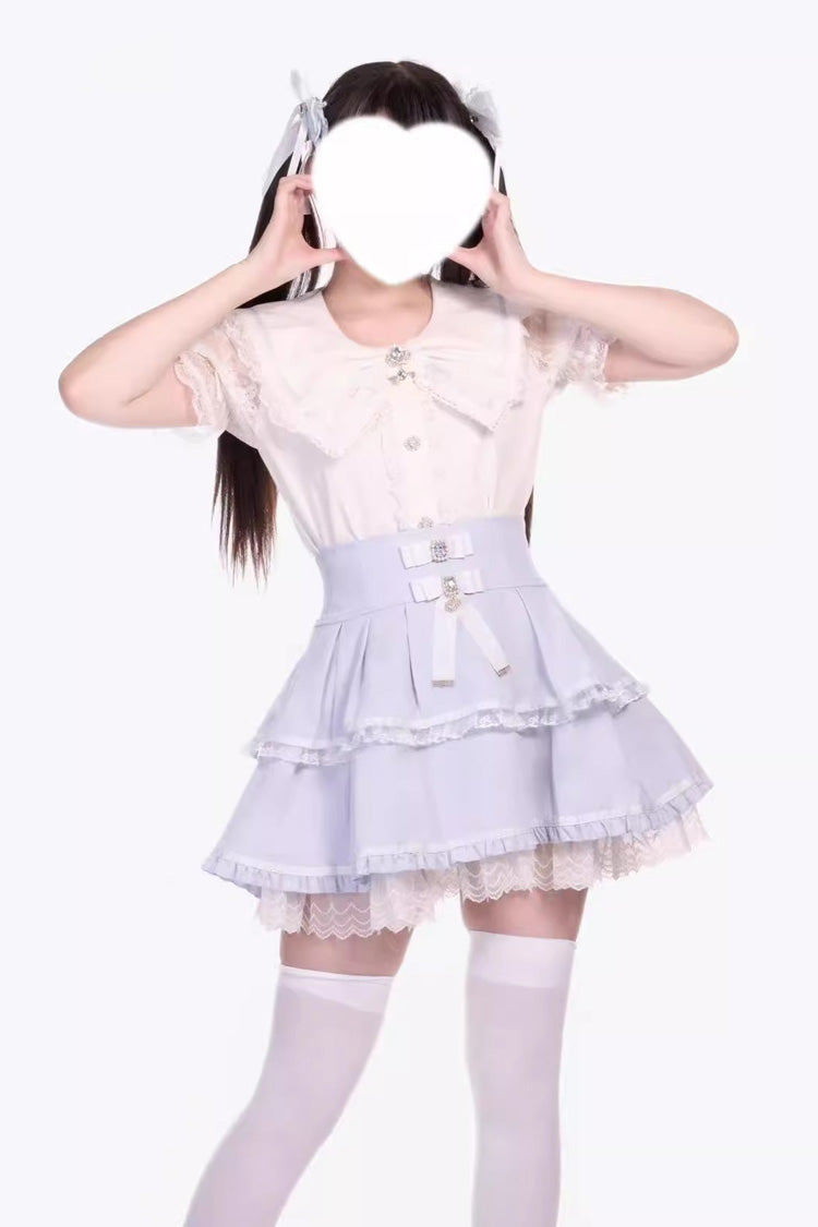 Lolita Skirt - Fruit Candy, 5 Colors, Lace Trim, Ruffled, Sweet Style - additional product view 13