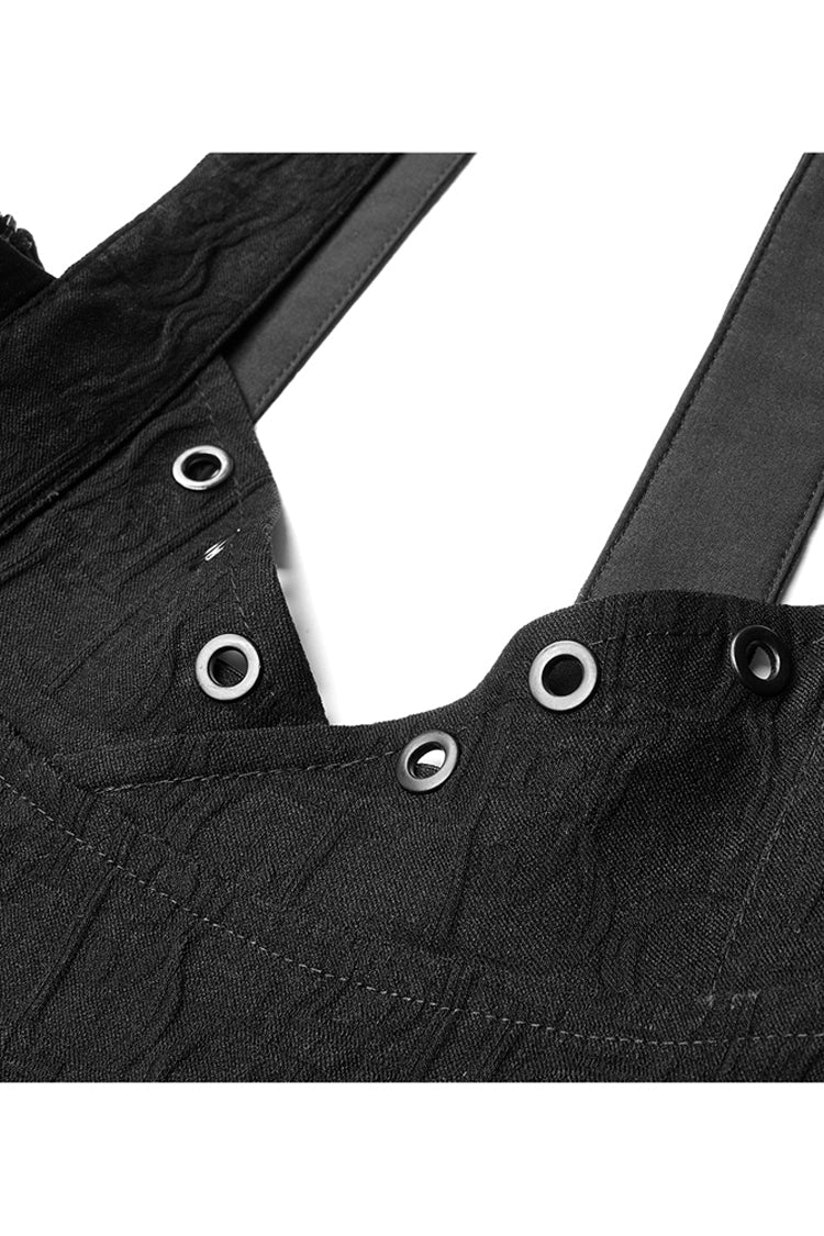 Lolita Skirt - Future Series Metal Buttonhole, Black, Buckle Detail, Women's Style - additional product view 8