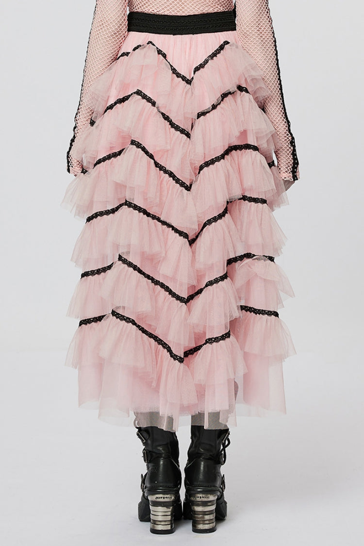 Lolita Skirt - Heart, 2 Colors, Zipper Detail, Women's Style, Embroidered - additional product view 3