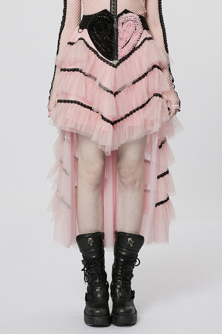 Lolita Skirt - Heart, 2 Colors, Zipper Detail, Women's Style, Embroidered - main product image
