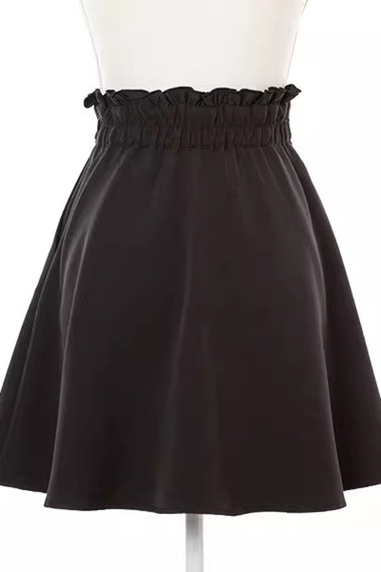 Lolita Skirt - Heart Shape Decoration, 2 Colors, Bow Detail, Sweet Style - additional product view 5
