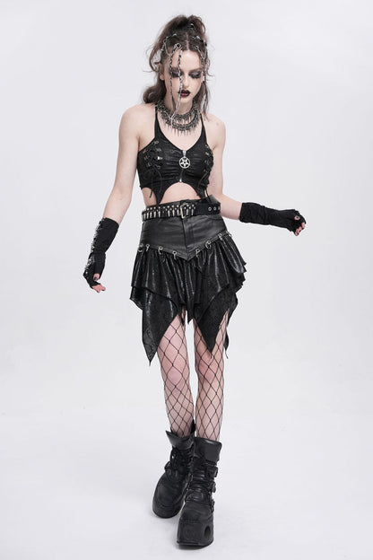 Lolita Skirt - High Waisted, Black, High Waist, Women's Style, Punk Style - additional product view 10
