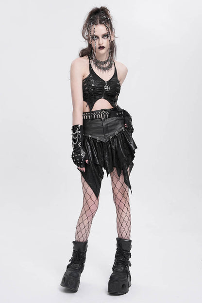 Lolita Skirt - High Waisted, Black, High Waist, Women's Style, Punk Style - additional product view 11