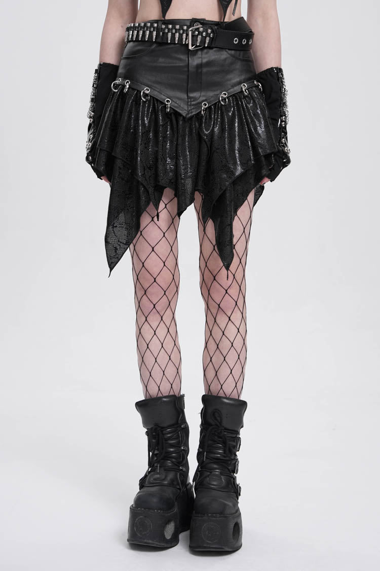 Lolita Skirt - High Waisted, Black, High Waist, Women's Style, Punk Style - additional product view 13