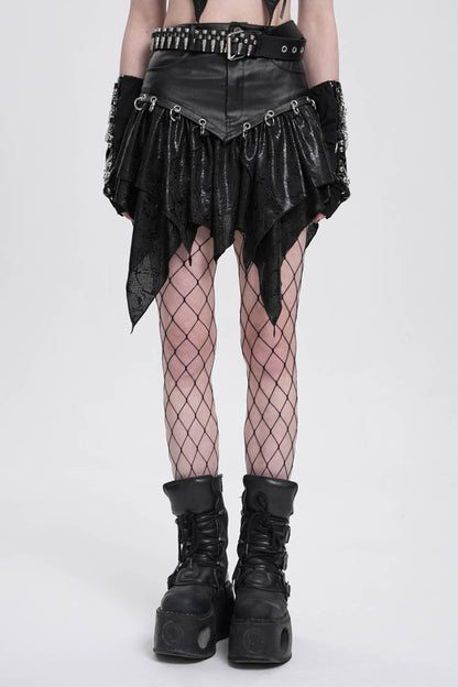 Lolita Skirt - High Waisted, Black, High Waist, Women's Style, Punk Style - additional product view 13