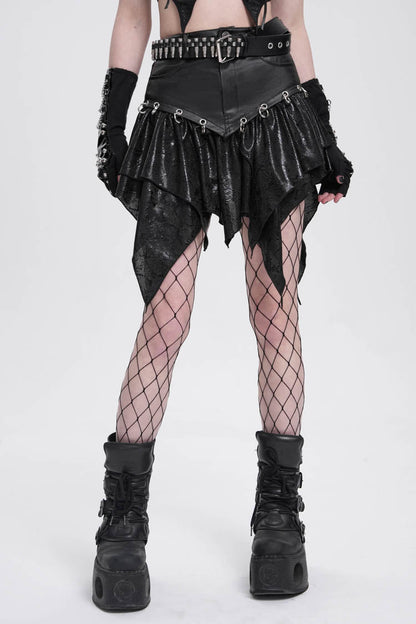 Lolita Skirt - High Waisted, Black, High Waist, Women's Style, Punk Style - main product image