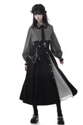 Black Long Skirt Set