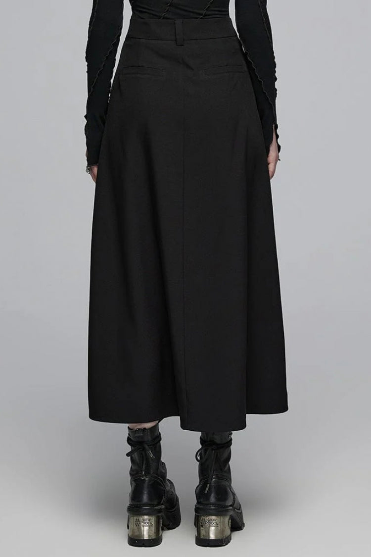 Lolita Skirt - Irregular Ruched, Black, Women's Style, Gothic Style - additional product view 3