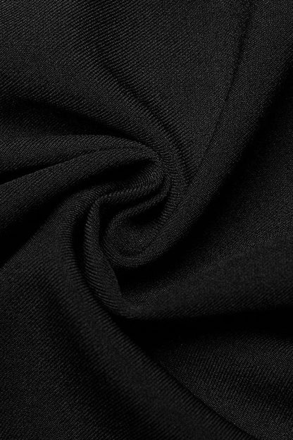Lolita Skirt - Irregular Ruched, Black, Women's Style, Gothic Style - additional product view 5