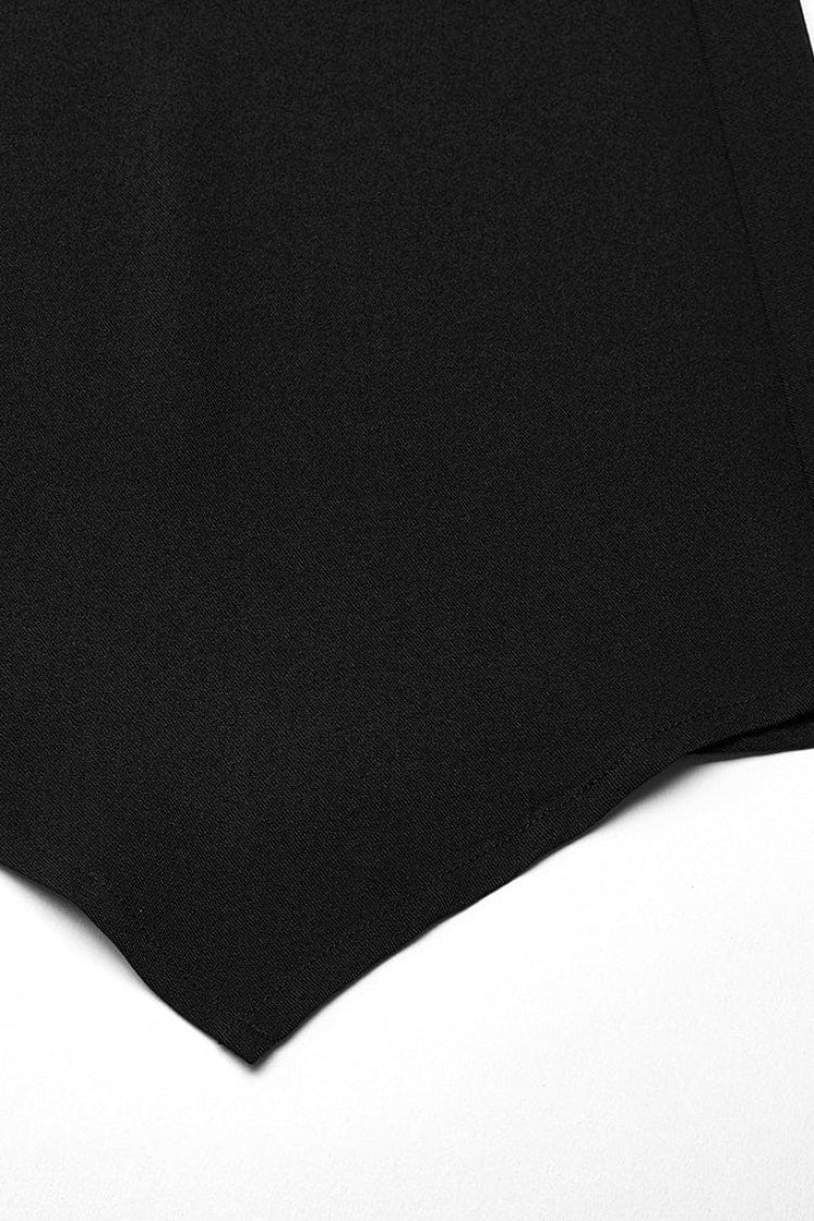 Lolita Skirt - Irregular Ruched, Black, Women's Style, Gothic Style - additional product view 6