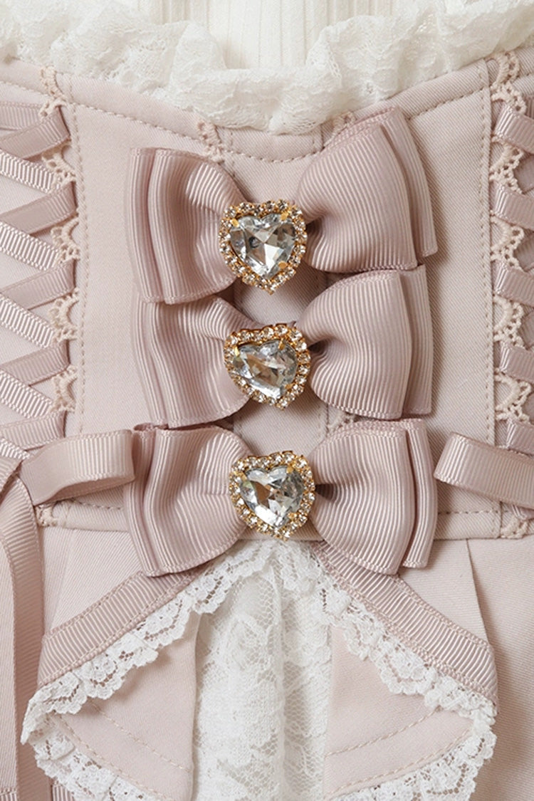 Lolita Skirt - Japanese High Waisted, Pink, High Waist, Layered, Sweet Style - additional product view 4
