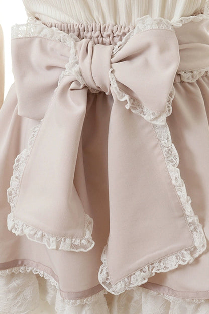 Lolita Skirt - Japanese High Waisted, Pink, High Waist, Layered, Sweet Style - additional product view 7