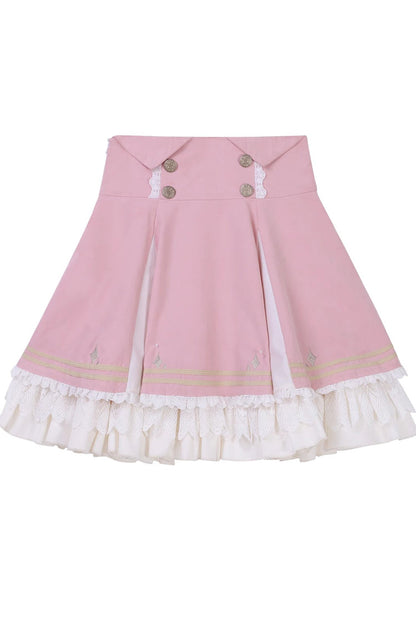 Lolita Skirt - Messenger Of Heaven, Pink, Sweet Style, Ruffled - additional product view 3