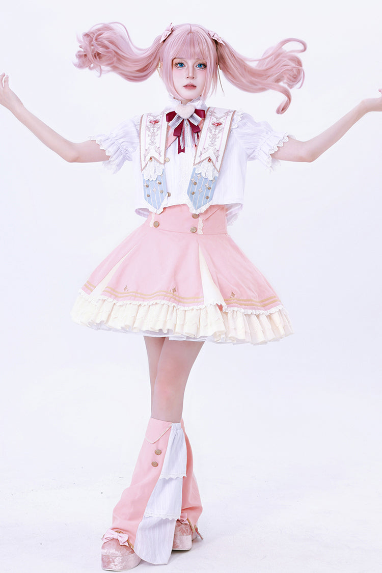 Lolita Skirt - Messenger Of Heaven, Pink, Sweet Style, Ruffled - additional product view 7