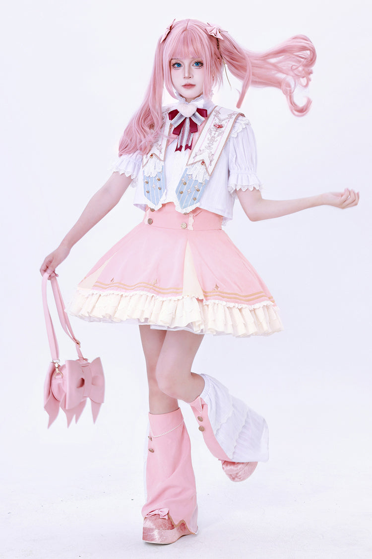 Lolita Skirt - Messenger Of Heaven, Pink, Sweet Style, Ruffled - additional product view 8