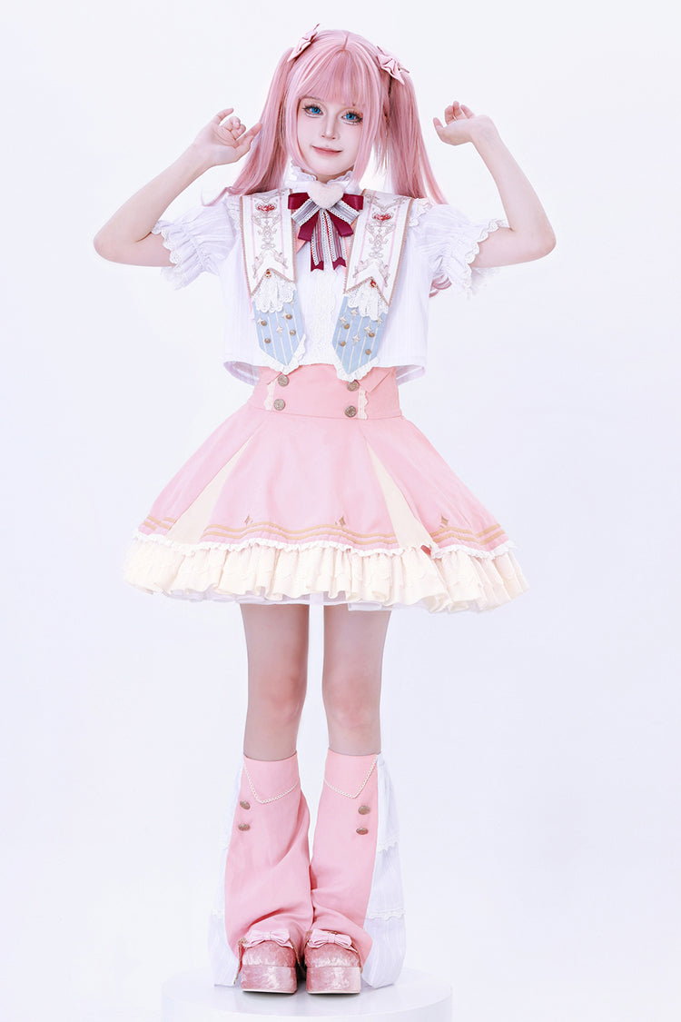 Lolita Skirt - Messenger Of Heaven, Pink, Sweet Style, Ruffled - additional product view 9